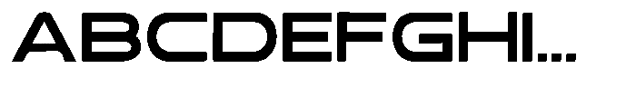 Arc Space Font UPPERCASE