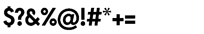 Arca Majora Extra Bold Font OTHER CHARS