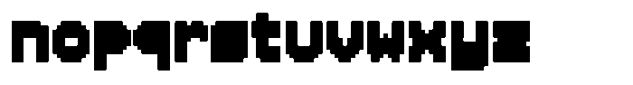 Arcade Blast Red Font LOWERCASE