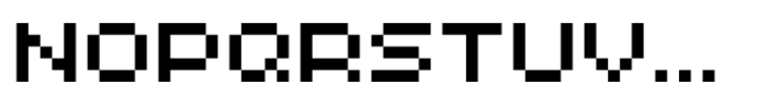 Arcade Gamer Font UPPERCASE
