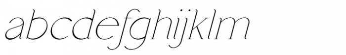 Arcadian Italic Font LOWERCASE