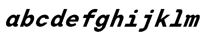 Arcadium Mono Bold Italic FONT