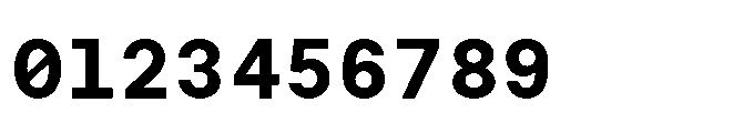 Arcadium Mono Bold Font OTHER CHARS