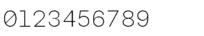 Arcadium Mono Light Font OTHER CHARS