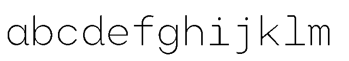 Arcadium Mono Light FONT