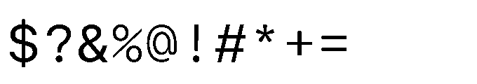 Arcadium Mono Medium Font OTHER CHARS