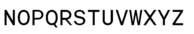 Arcadium Mono Medium Font UPPERCASE