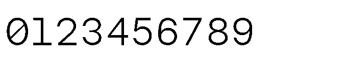 Arcadium Mono Regular Font OTHER CHARS