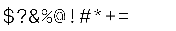 Arcadium Mono Regular Font OTHER CHARS