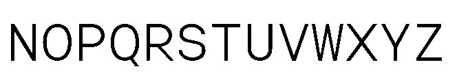 Arcadium Mono Regular Font UPPERCASE