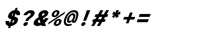 Arcadium Mono Ultrabold Italic Font OTHER CHARS