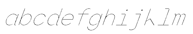 Arcadium Mono Ultralight Italic FONT