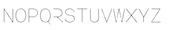 Arcadium Mono Ultralight Font UPPERCASE
