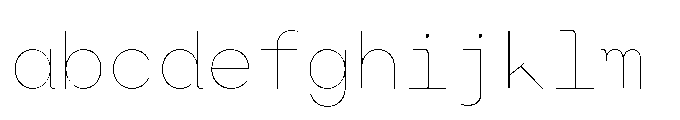Arcadium Mono Ultralight FONT