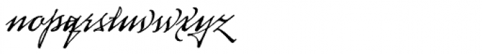 Arcana Std Manuscript Font LOWERCASE