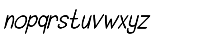 Arcane Land Italic Font LOWERCASE