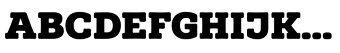 Arcanite Slab Black Font
