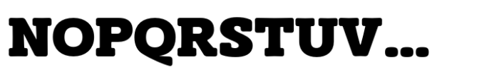 Arcanite Slab Black Font UPPERCASE