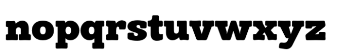 Arcanite Slab Black Font LOWERCASE