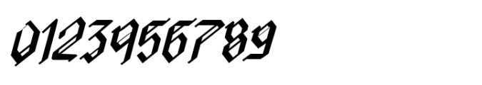 Arcanum Noire Italic Font OTHER CHARS