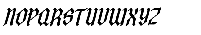 Arcanum Noire Italic Font UPPERCASE