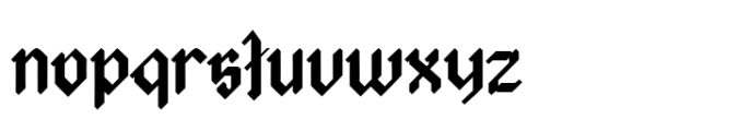 Arcanum Noire Semi Bold Font LOWERCASE