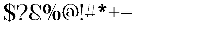 Arceloni Font OTHER CHARS