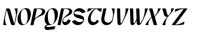 Arcemy Italic Font UPPERCASE
