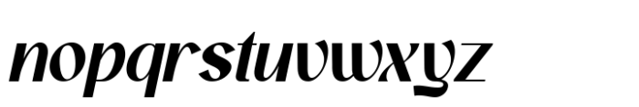 Arcemy Italic Font LOWERCASE