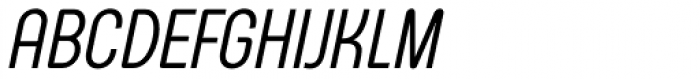 Arch Cond Oblique Font UPPERCASE