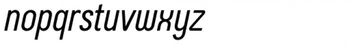 Arch Cond Oblique Font LOWERCASE