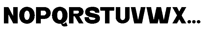 Archa Manic Black Font UPPERCASE