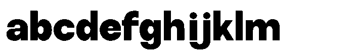 Archa Manic Black Font LOWERCASE