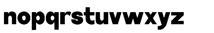 Archa Manic Black Font LOWERCASE
