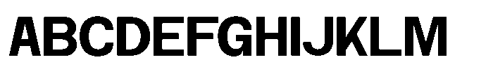 Archa Manic Bold Font UPPERCASE