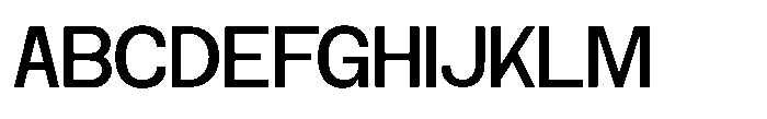 Archa Manic Medium Font UPPERCASE