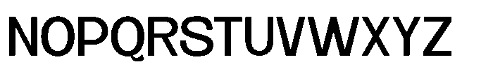 Archa Manic Medium Font UPPERCASE