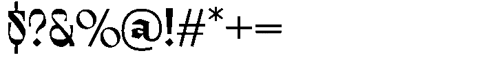 Archenia Font OTHER CHARS