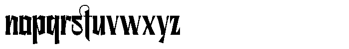 Archenia Font LOWERCASE