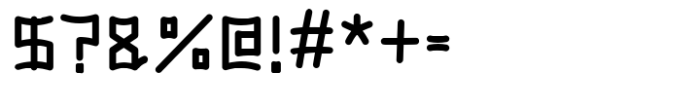 Archequare Font OTHER CHARS