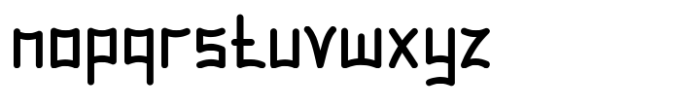 Archequare Font LOWERCASE