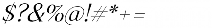 Archeron Pro Light italic Font OTHER CHARS
