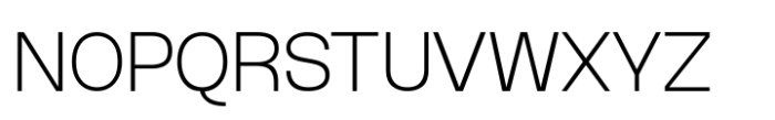Archetica Thin Font UPPERCASE