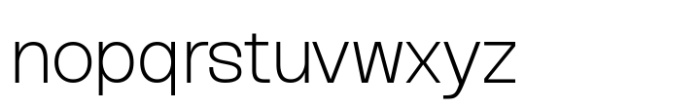 Archetica Thin Font LOWERCASE