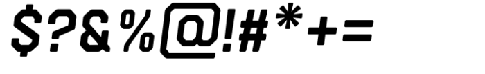 Archimoto V01 Bold Italic Font OTHER CHARS