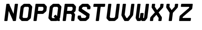 Archimoto V01 Extra Bold Italic Font LOWERCASE