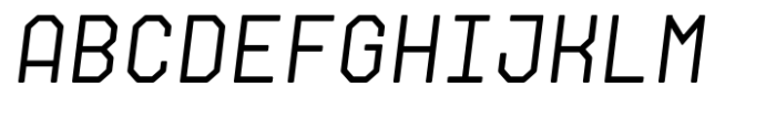 Archimoto V01 Extra Light Italic Font UPPERCASE