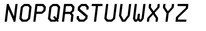 Archimoto V01 Italic Font LOWERCASE