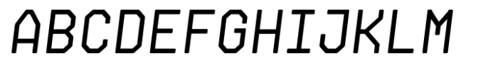 Archimoto V01 Light Italic Font LOWERCASE