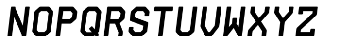 Archimoto V01 Semi Bold Italic Font UPPERCASE